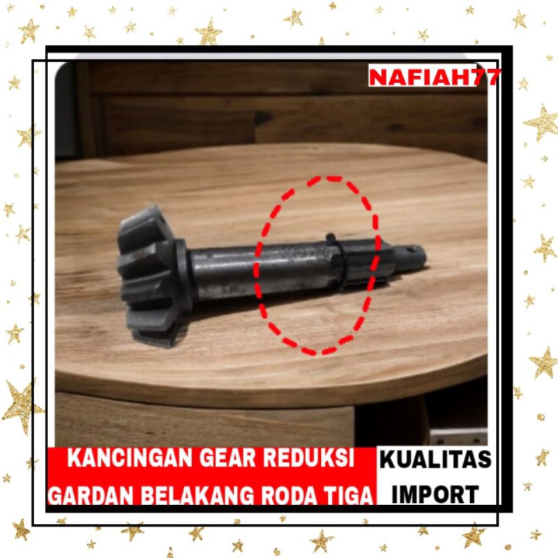 (TERMURAH)SNAP RING GEAR REDUKSI KANCINGAN GEAR REDUKSI VIAR  RODA TIGA SPARE PARTS RODA TIGA