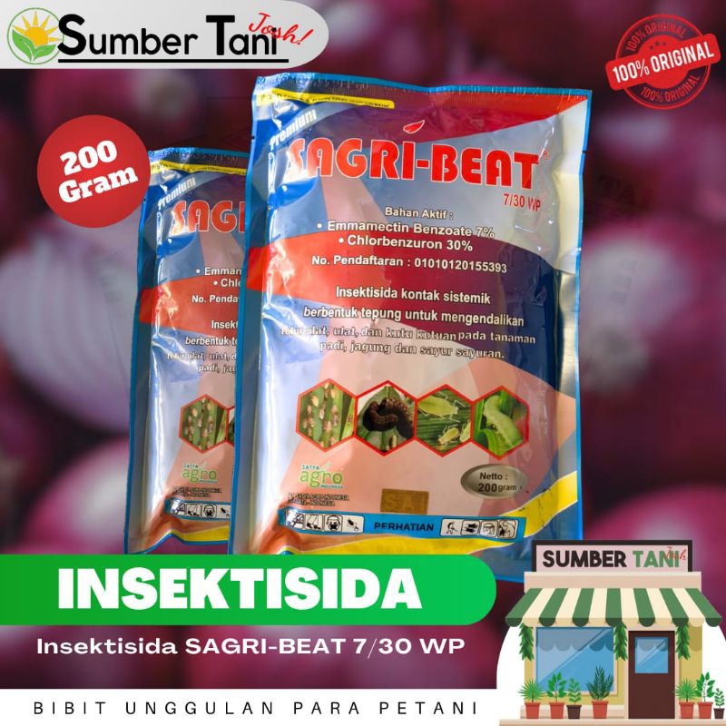 Insektisida SAGRI-BEAT® 7/30 WP Kemasan 200 gram