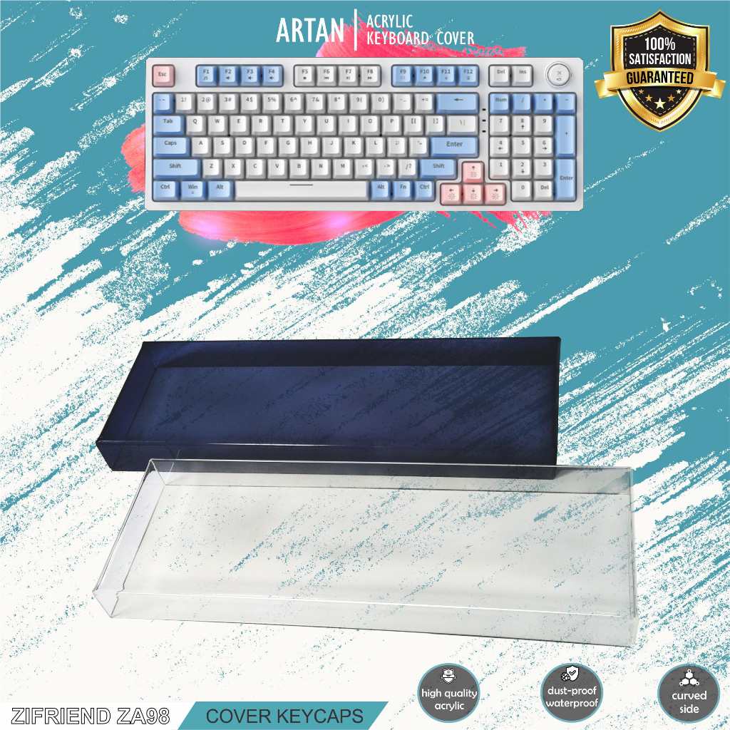 zifriend ZA98 COVER AKRILIK PENUTUP KEYBOARD ANTI DEBU