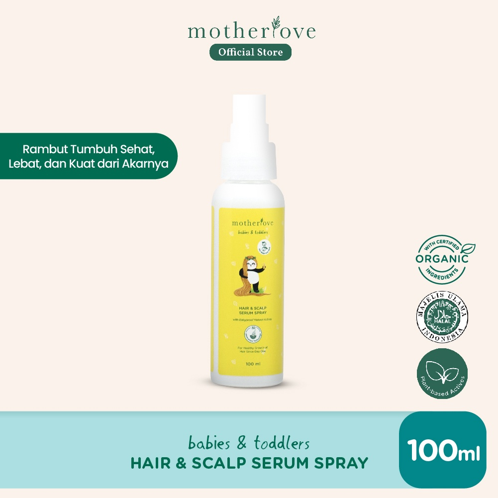 PERA726 MOTHERLOVE HAIR AND SCALP SERUM SPRAY / SERUM PENUMBUH RAMBUT ANAK 100ML