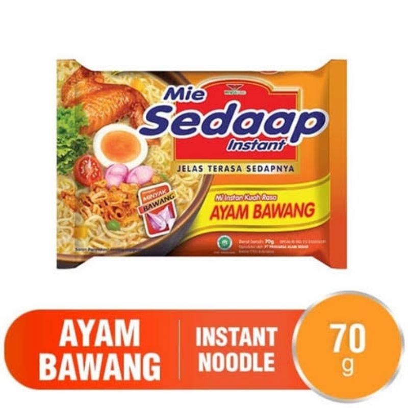 

Sedaap Mie Instant Ayam Bawang 70 g