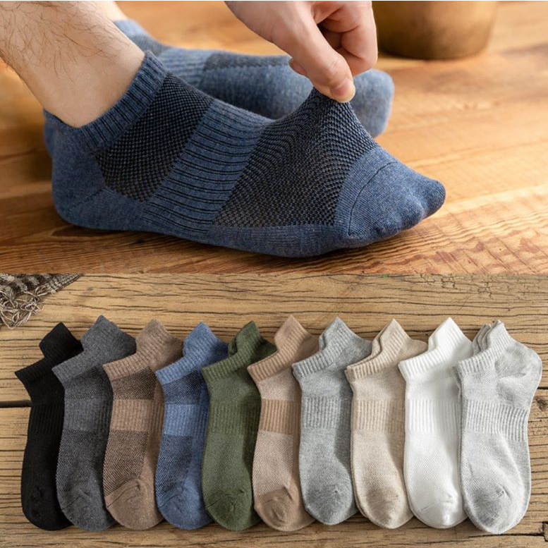 Kaos Kaki Pria Easy Wind Angkle Sock Cotton Socks SCH056