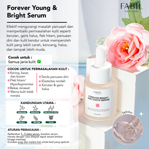 FABIL NATURAL FOREVER BRIGHT AND YOUTH SERUM 20ML