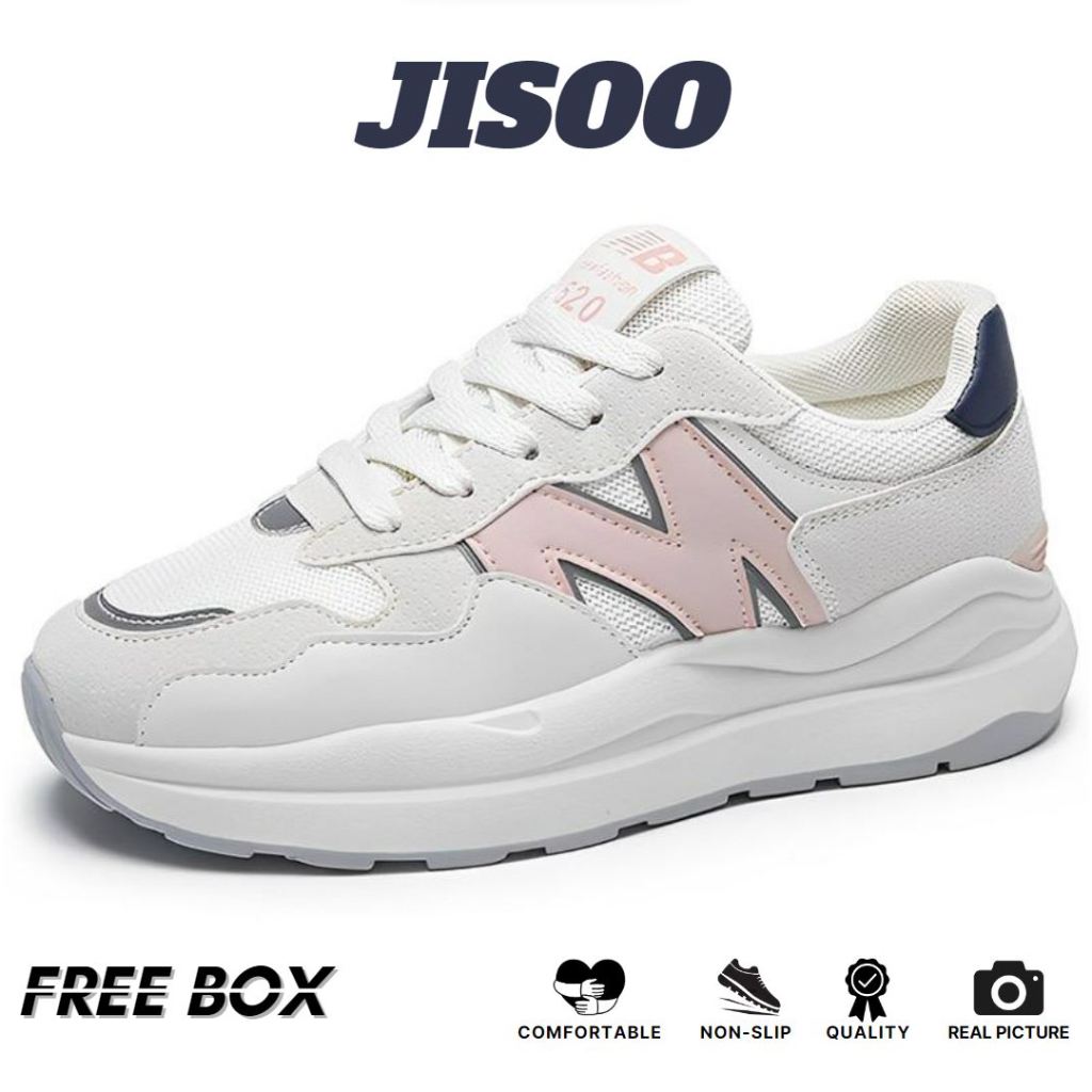 GROSIRTAS &quot;FREE BOX&quot; LV0251 Sepatu Kets Wanita Sepatu Olahraga Outdoor Fashion Wanita Sepatu Sneakers