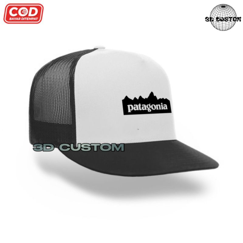 Topi jaring patagonia/Topi trucker bisbol pria wanita outdoor premium/PATAGONIA