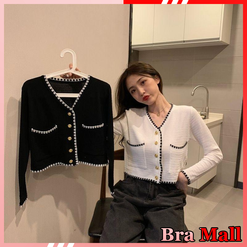 【 Bra Mall 】BJ-002 Blouse wanita Cardigan/Outer Baju Rajut Wanita Cardigan Panjang/Korean style baju Wanita fashion Baju Rajut