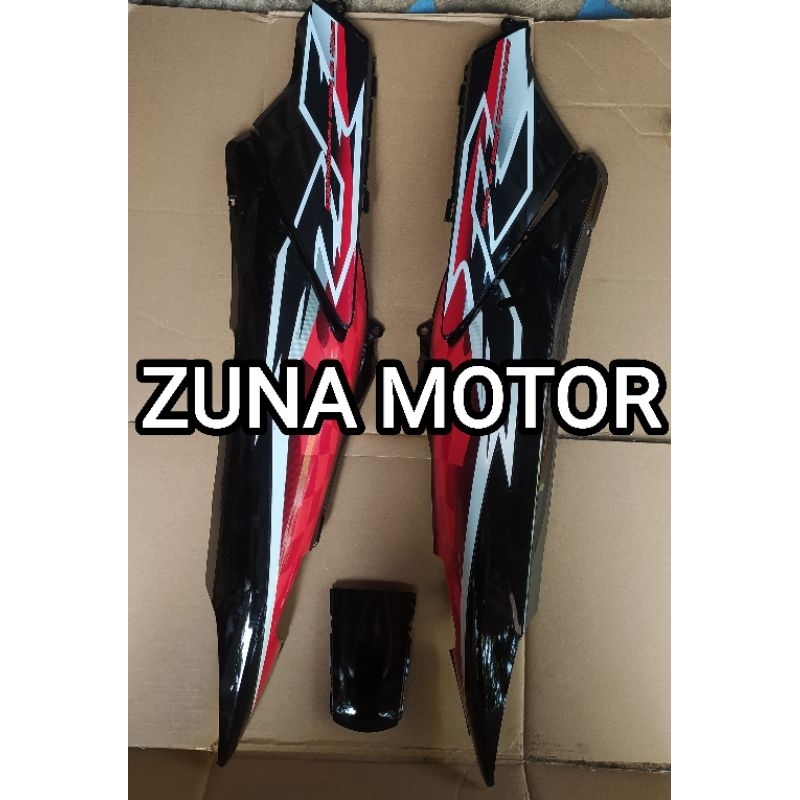 COVER BODI SUPRA X 125 R 2008 2009 HITAM