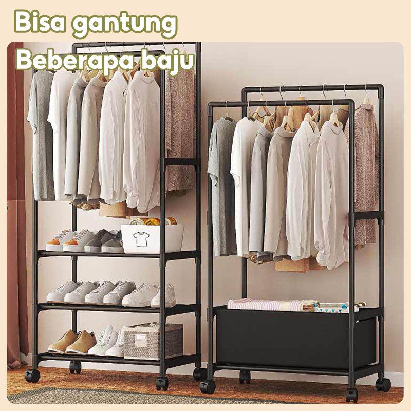 Stand hanger / gantungan baju / gawangan baju / gantungan pakaian / rak baju