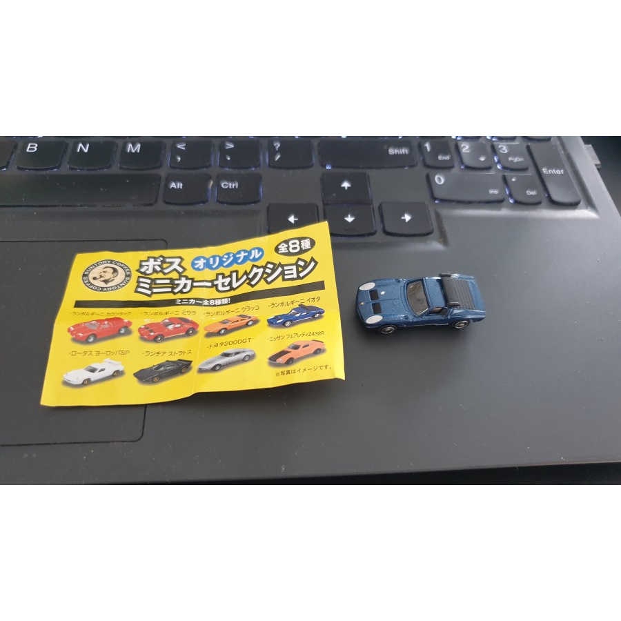 COFFEE TOYS DIECAST SUNTORY COFFEE 1/100 LAMBORGHINI JOTA ORI MURAH