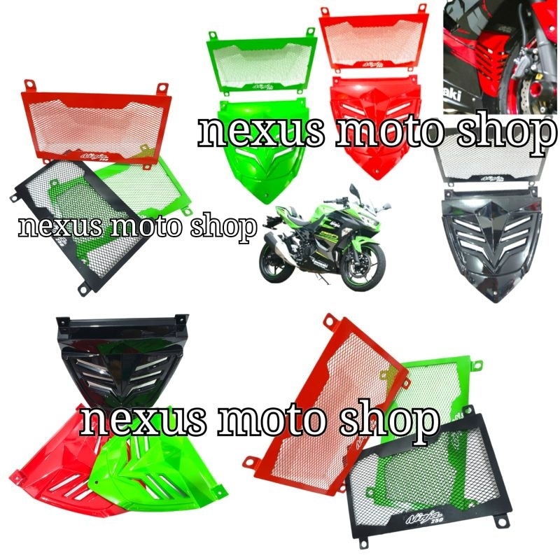 vgrill ninja 250fi 2018 tutup radiator new ninja 250fi se 2019 2020
