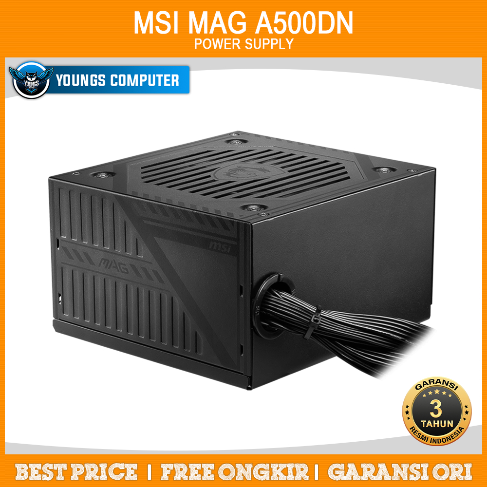 PSU MSI MAG A500DN | Power Supply 500W 80+ Non Modular