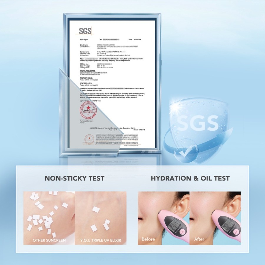 YOU Triple UV Elixir Sunscreen Gel SPF 50+ PA++++ 10ml