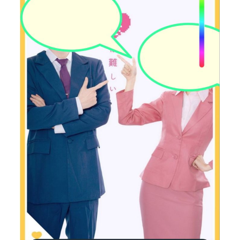 Wotakoi female and Male costum cosplay