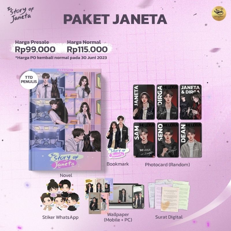 NOVEL THE STORY OF JANETA - SHEISRAY - BLACKSWAN