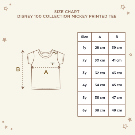 Palmerhaus Disney100 Printed Tee  -  Kaos anak