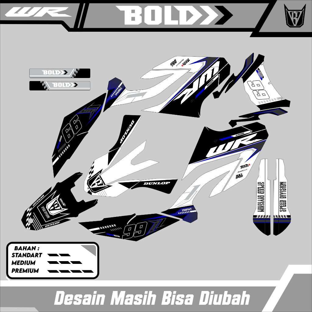 STICKER DECAL Trail YAMAHA WR 155 supermoto 11