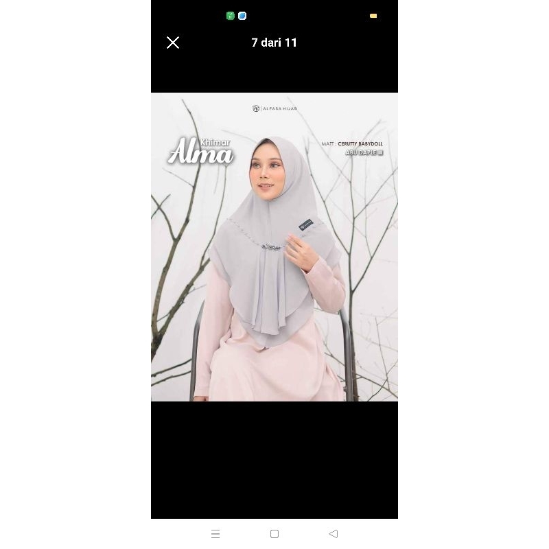 alma khimar#khimar alfasa#hijab khimar#khimar ceruty#khimar kondangan#hijab kondangan#hijab cantik
