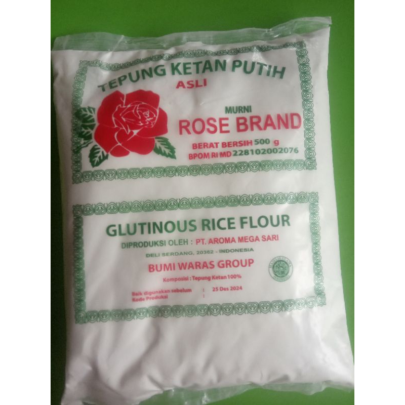 

Tepung Ketan Putih Rose Brand 500g