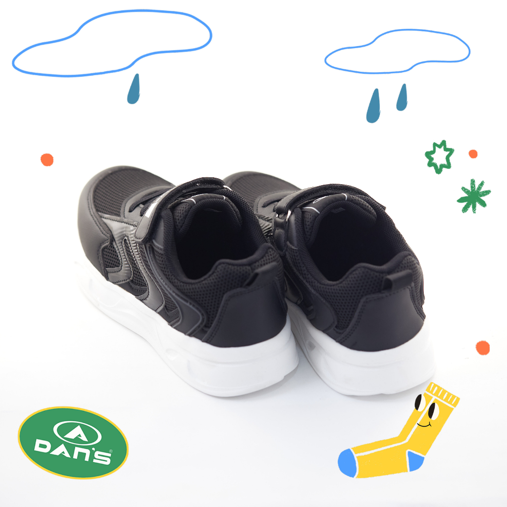 Dans Gelvira Sepatu Sneakers Anak Perempuan - Black