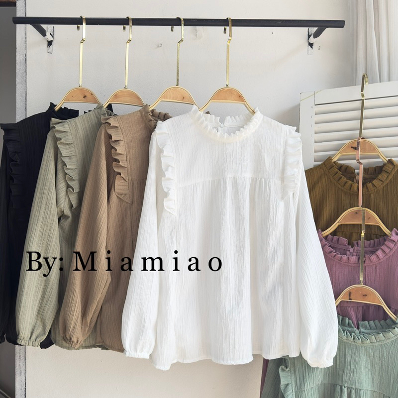 YURIM BLOUSE RUFFLE | Blouse Wanita Terbaru