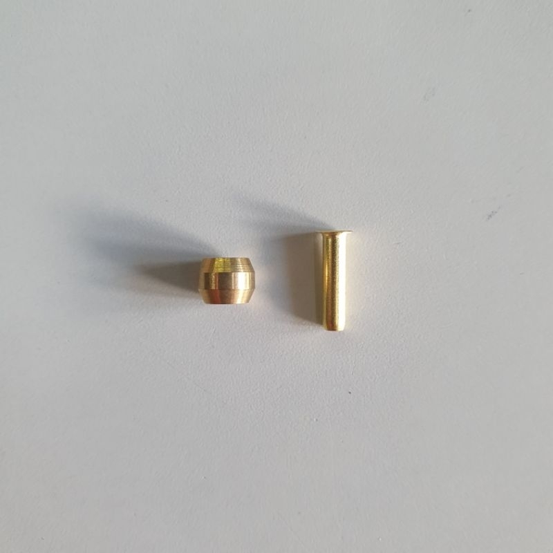 Cincin 4mm/6mm Pin 2.5mm/4mm untuk Nepel Oli Kuningan Ring Bola Nipple 4 2.5 6 4