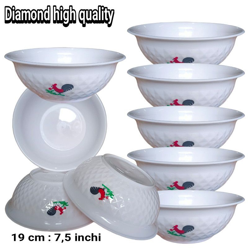 Mangkok motif Damond  high quality food grade