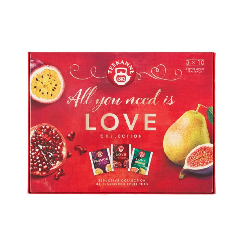 Teekanne All You Need Is Love Collection of Fruit Teas 30 Tea Bags