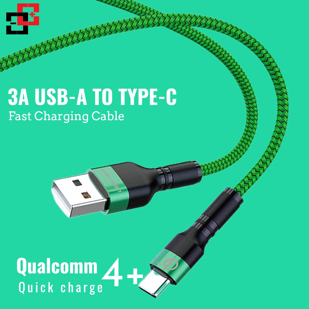 Log On - CB69c Type C Kabel Charger 3A Fast Charging / Quick Charger 4+ / Kabel Data - 1 Tahun Garansi