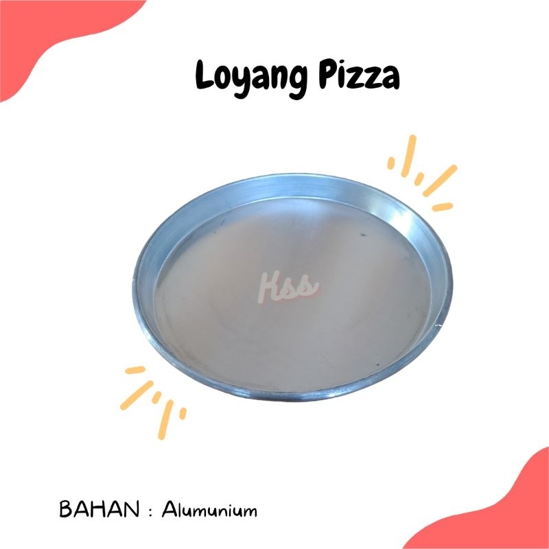 Loyang Pizza 22 cm, 20 cm, 18 cm/cetakan pizza/loyang pizza anti lengket/Bahan Alumunium Tanpa sambu