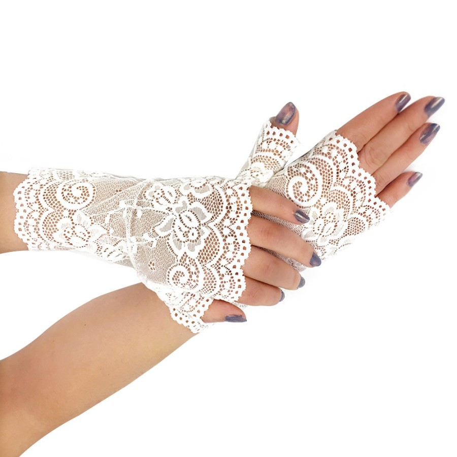 LTX-13 sarung tangan half finger lace glove gloves wedding