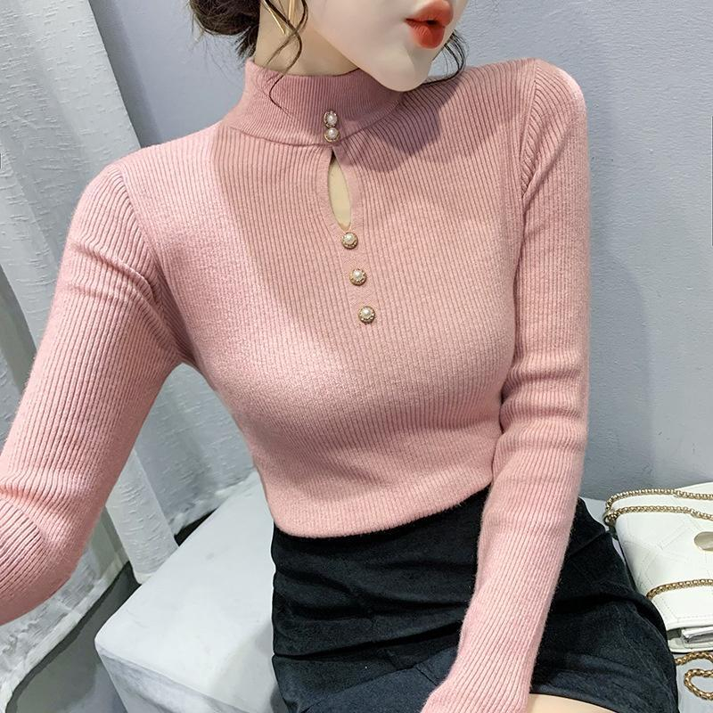 【 Bra Mall 】BJ-013 Atasan Rajut Wanita Turtleneck Import Model Terbaru Premium | Kerah Tinggi Lengan Panjang Premium Korean Style