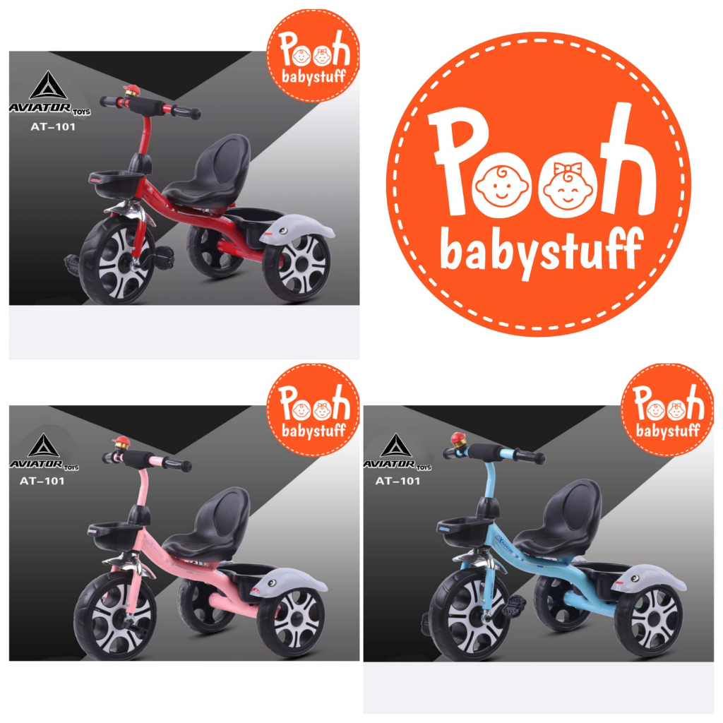 SEPEDA ANAK RODA TIGA AVIATOR AT 101 ( BEL )