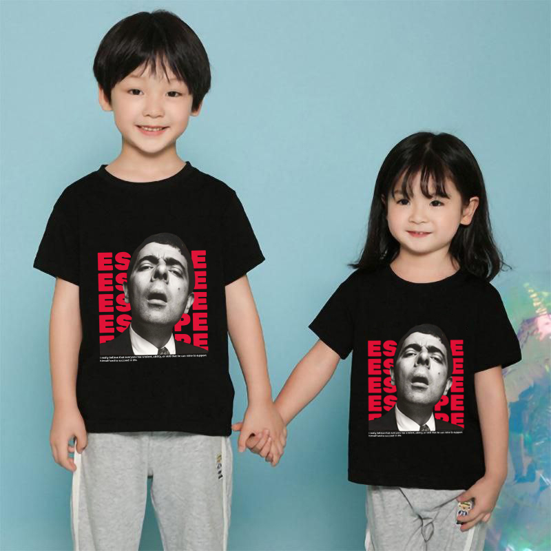 Amspro Kaos Katun24s Anak Kaos Oversize Anak Baju ana Kaos Anak Atasan Anak Mr Bean