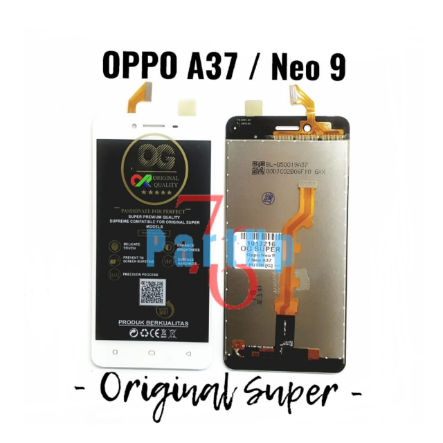 Lcd Touchscreen Fullset Original Super A37 Neo 9