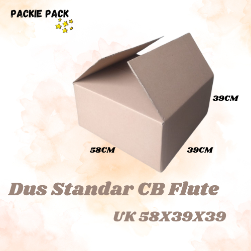 

Kardus Box/Standar Besar C/B Flute Ukuran 58x39x39 CM (Pembelian min 5pcs)