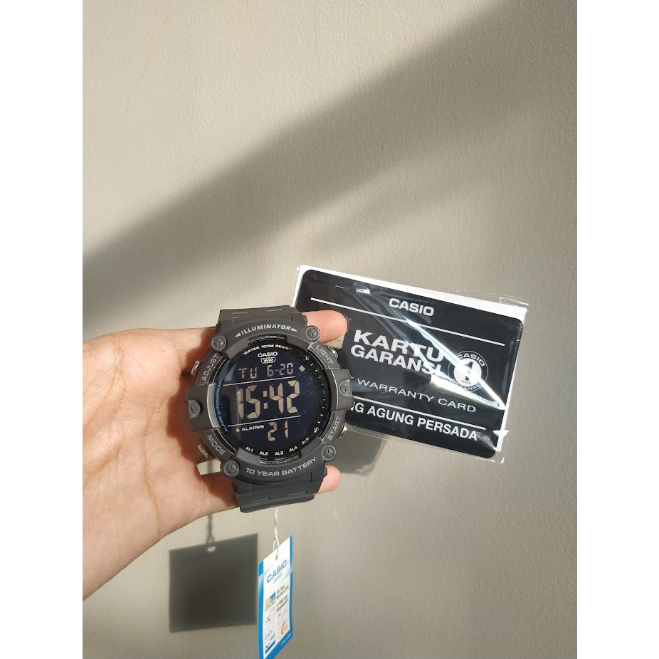 Jam Tangan Digital CASIO Original NEW AE-1500WH-8BV