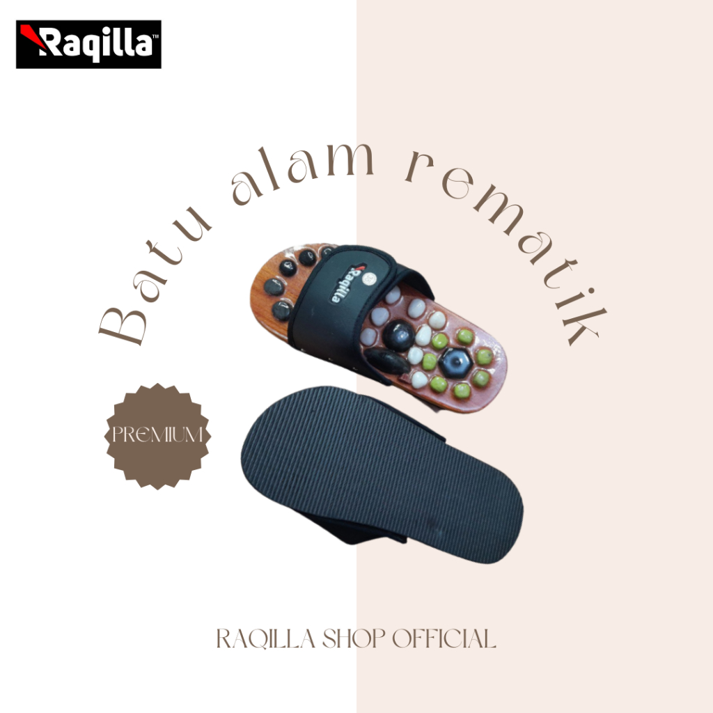 Termurah Sandal Rematik PREMIUM  / Refleksi / Kesehatan theraphy/selipar terapi akupuntur batu alam