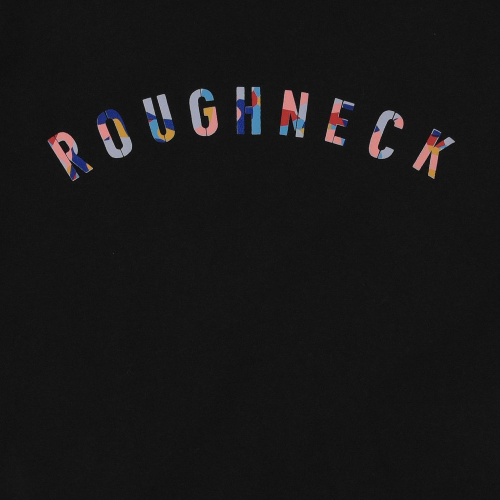 Roughneck T072 Black Sig Happy Tshirt  Distro Casual Baju Distro PriaWanita