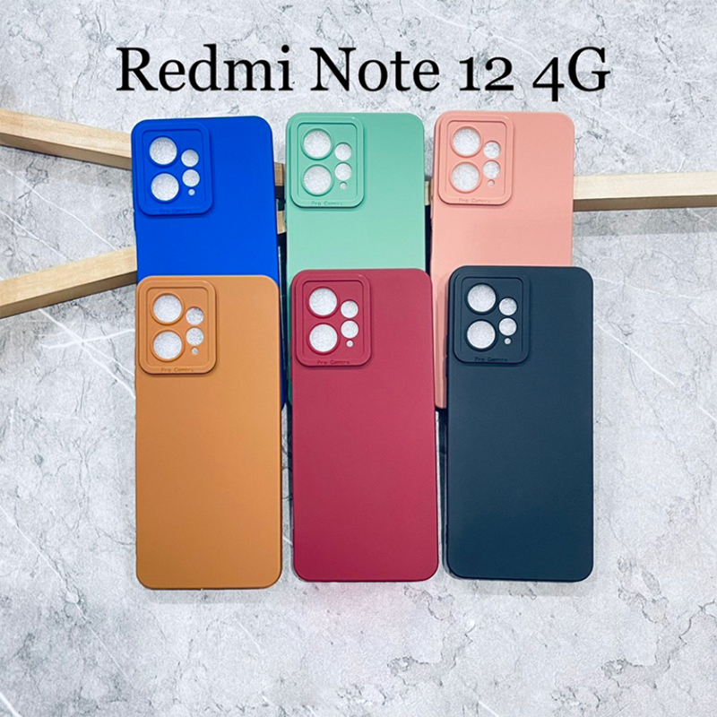 Softcase Xiaomi Redmi Note 12 Redmi Note 12 4G Redmi Note 12 5G Redmi Note 12 Pro Redmi Note 12 Pro 4G Redmi Note 12 Pro 5G Case 3D Pro Camera Gel Silika Casing