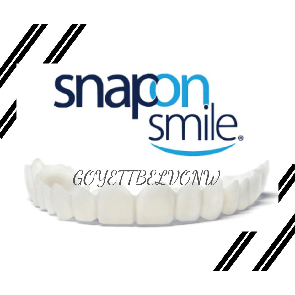 Gigi Palsu Snap on Smile Original 1 Set Atas Bawah Penutup Gigi Ompong Snap On Smile Gigi Palsu 1 Se