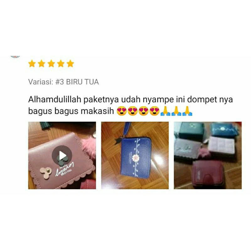 DOMPET WANITA | DOMPET KOIN &amp; KERTAS | DOMPET MURAH