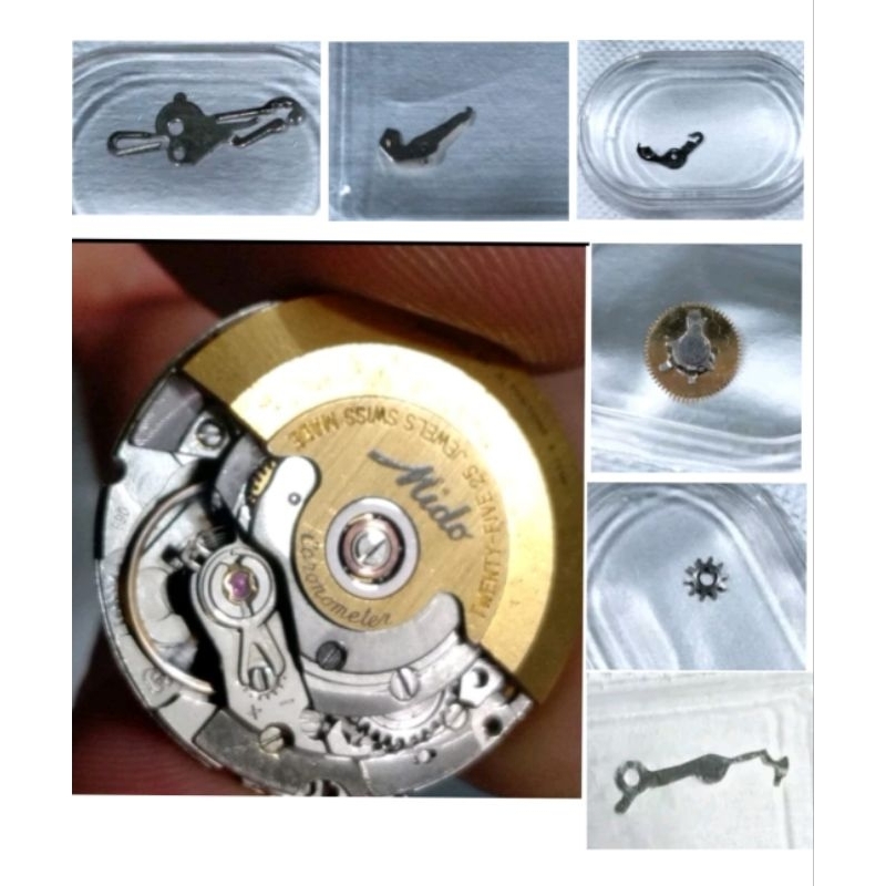 Sparepart Original Mesin Jam Tangan Swiss 2836 2824  Rolex Kloning