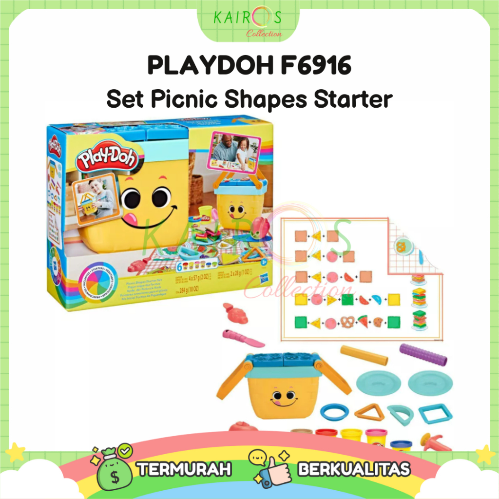 Playdoh Set Picnic Shapes Starter F6916