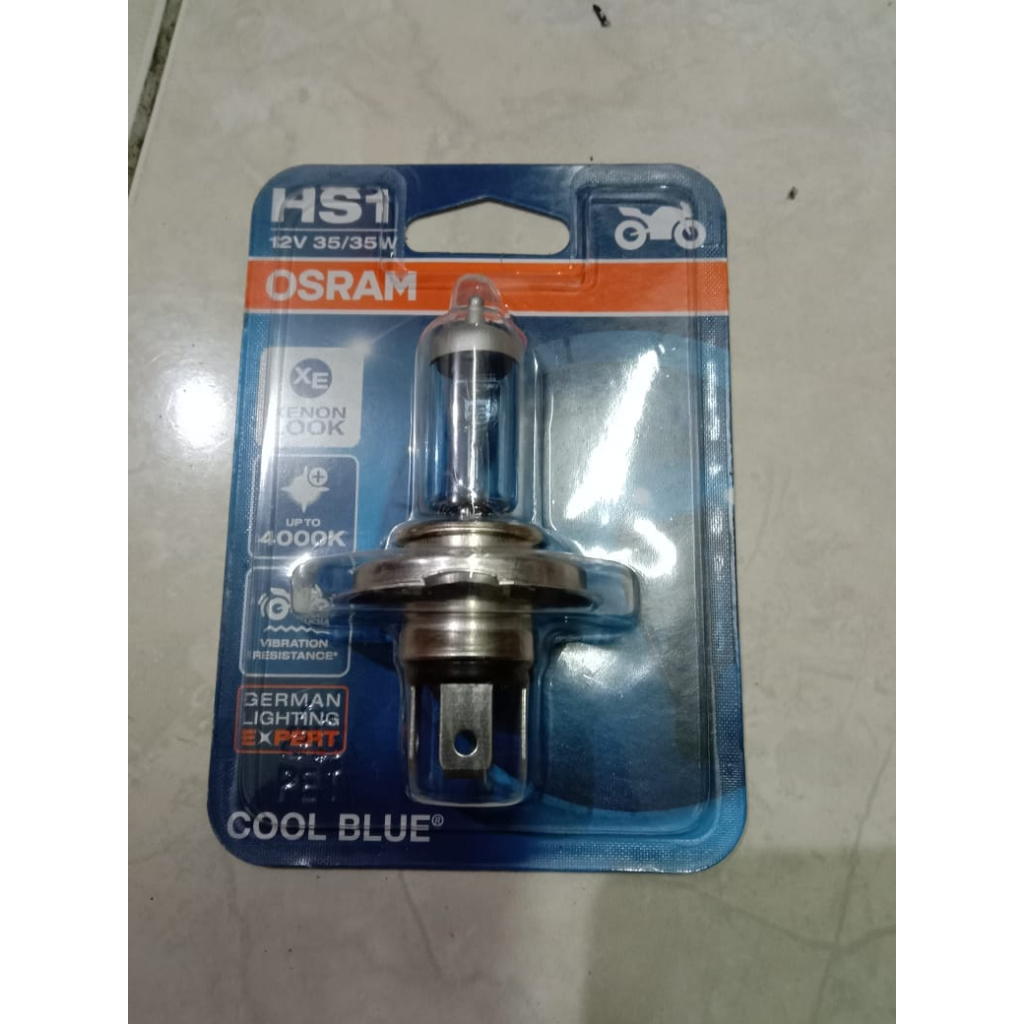 Lampu Bohlam H4 DOP Coolblue OSRAM halogen  Motor laki Vixion