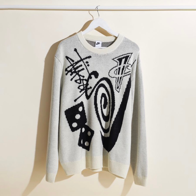 Nike Stussy Knit Sweater Natural