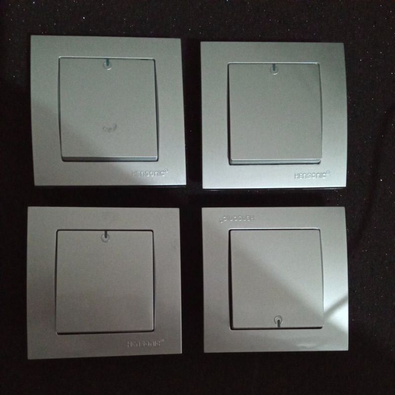 SAKLAR ENGKEL HENSONIC IB HSC-891 SILVER SNI