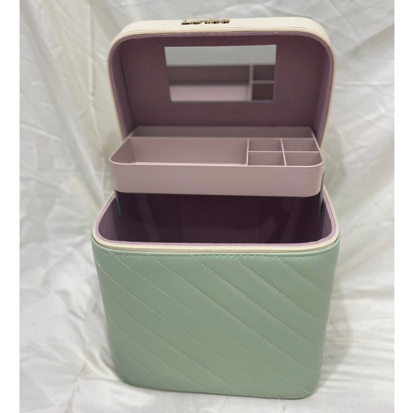 SS-B2261 Kotak kosmetik / Tempat Make Up / Beauty Case/1 Tingkat Classy 22.5x17.5x23.5cm