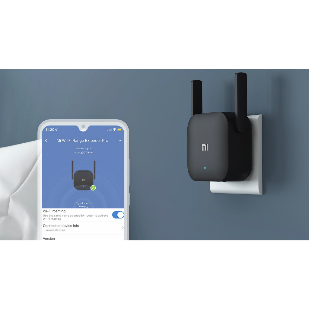 GARANSI RESMI Wifi Amplifiy Range Extender Repeater Router Xiaomi Pro - R03 300Mbps