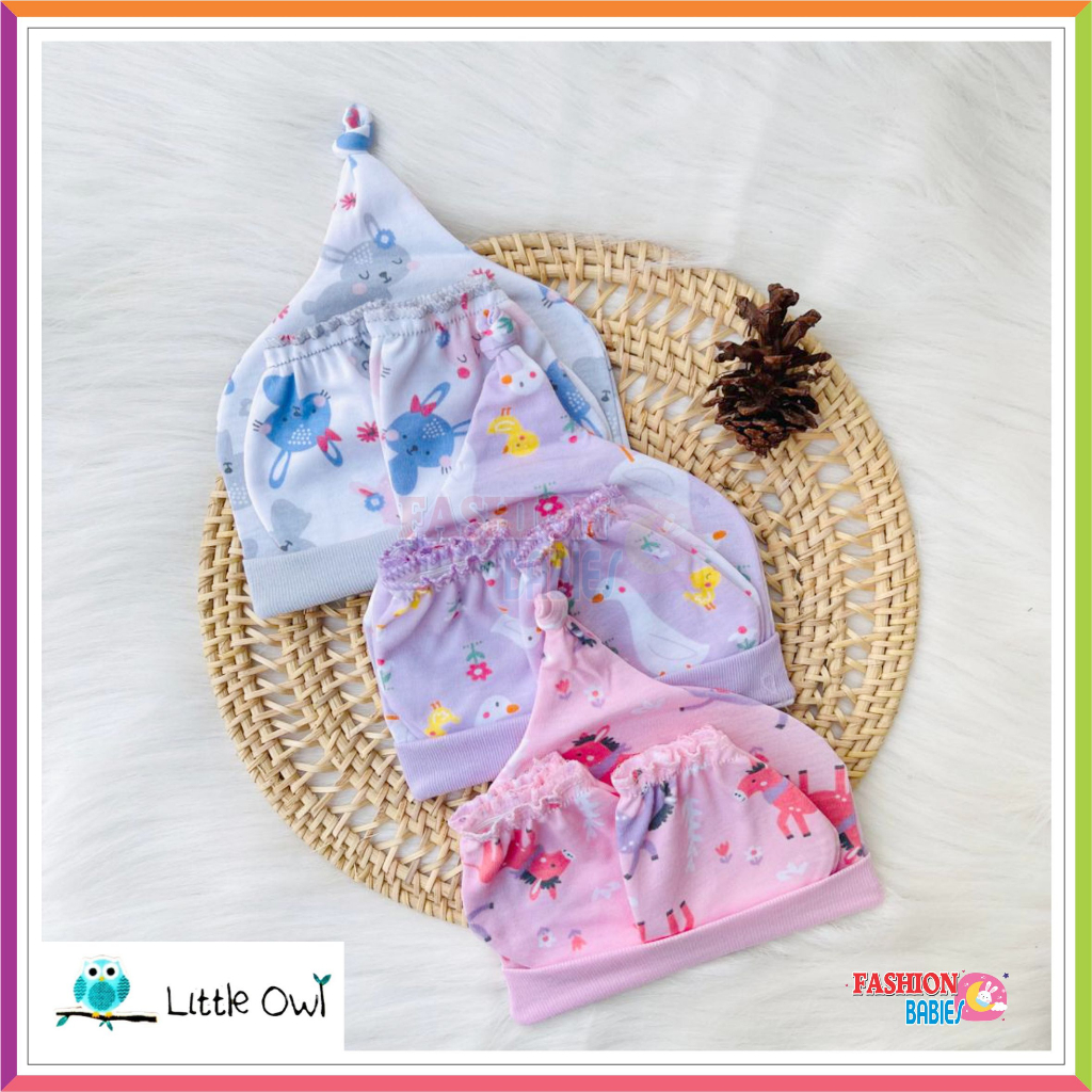 LITTLE OWL - BABY SET NEWBORN | SETELAN BAYI BARU LAHIR PANJANG MIRIP WINTEKU ❤ Fashionbabies ❤