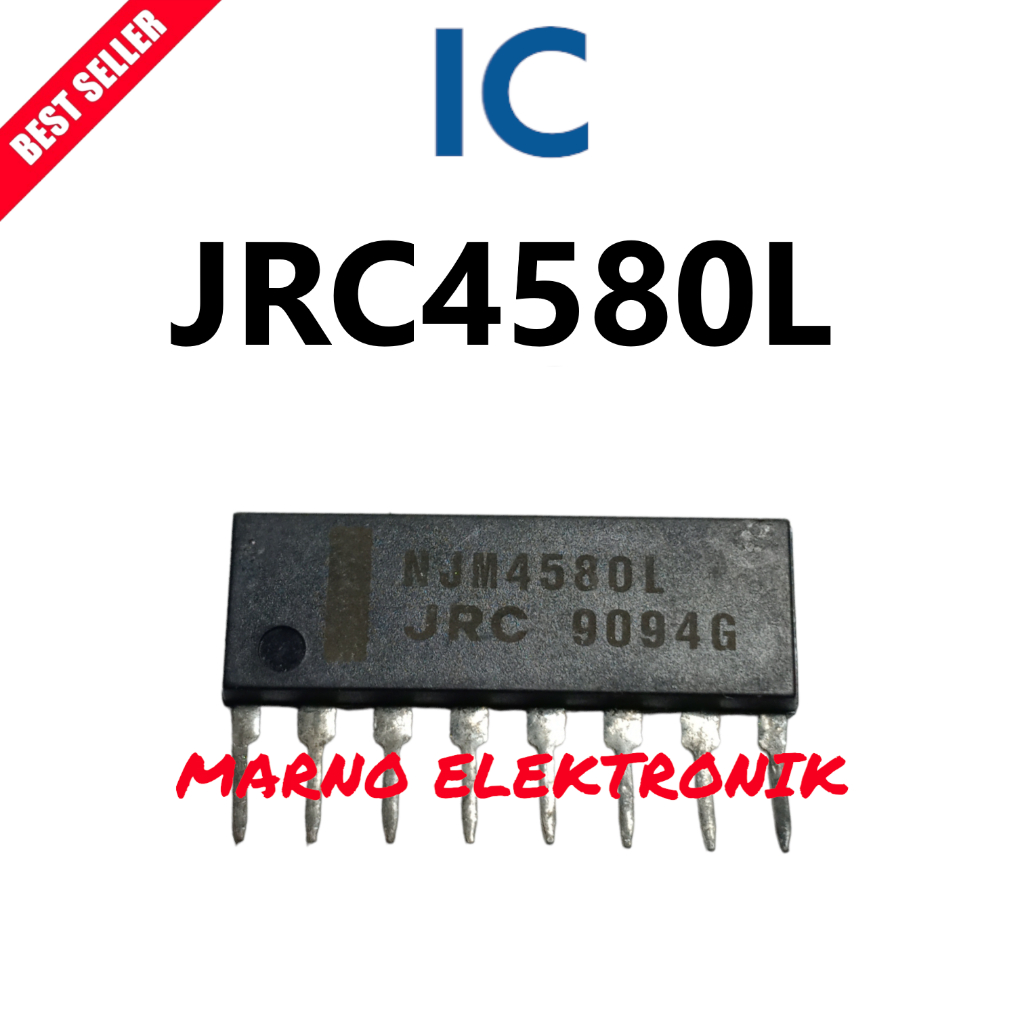 IC JRC4580L JRC 4580L JRC 4580 JRC4580 ASLI ORI ORIGINAL